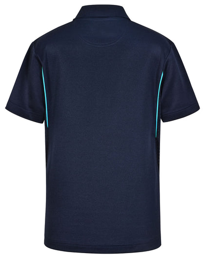 PS93K KIDS SUSTAINABLE POLY/COTTON CONTRAST SS POLO