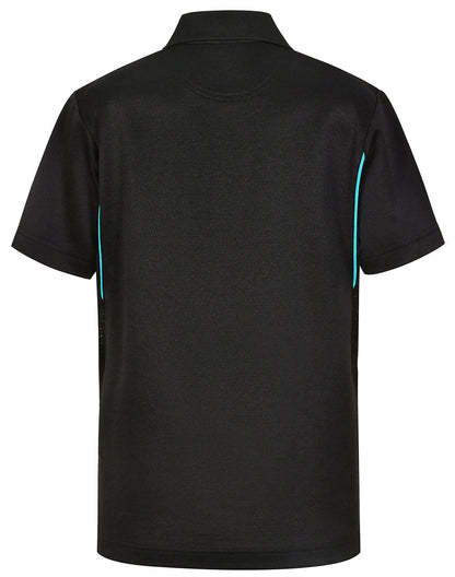 PS93K KIDS SUSTAINABLE POLY/COTTON CONTRAST SS POLO