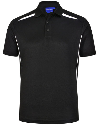 PS93 MENS SUSTAINABLE POLY/COTTON CONTRAST SS POLO
