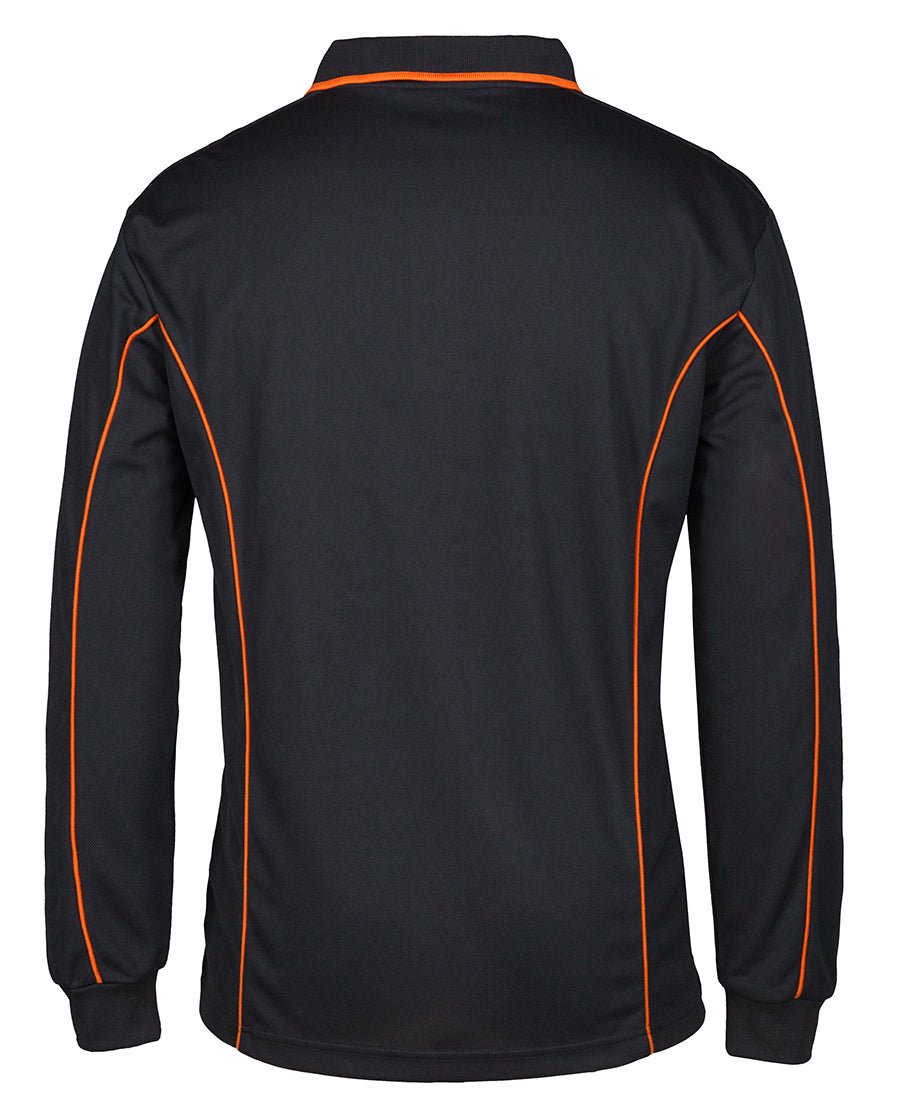 JBS PODIUM L/S PIPING POLO 7PIPL (SIZES XXS-2XL) - Icon Tshirts