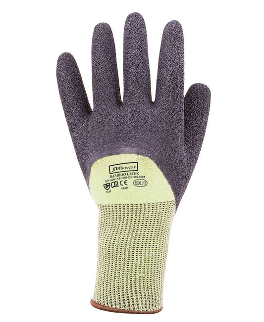 JB's Wear BAMBOO LATEX CRINKLE 3/4 DIPPED GLOVE (12 PACK) 8R025 - Icon Tshirts