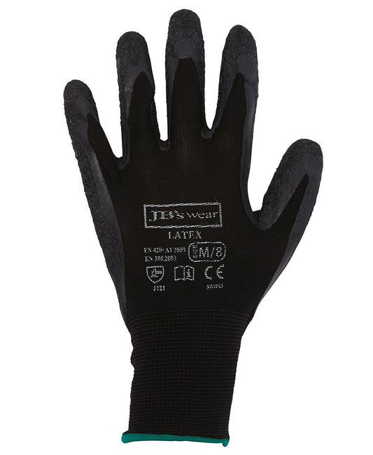 JB's Wear BLACK LATEX GLOVE (12 PACK) 8R003 - Icon Tshirts