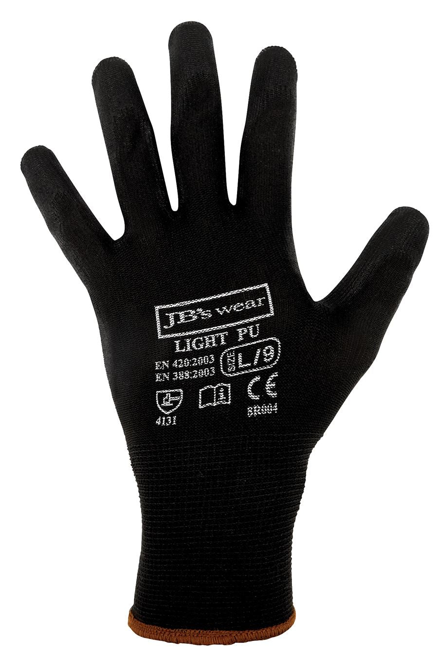 JB's Wear BLACK LIGHT PU BREATHABLE GLOVE (12 PACK) 8R004 - Icon Tshirts