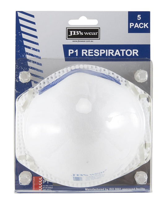 JB's Wear BLISTER (5PC) P1 RESPIRATOR 8C00 - Icon Tshirts