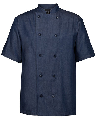 JB's Wear DENIM S/S CHEF’S JACKET 5CDS - Icon Tshirts