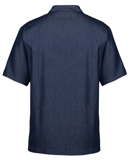 JB's Wear DENIM S/S CHEF’S JACKET 5CDS - Icon Tshirts