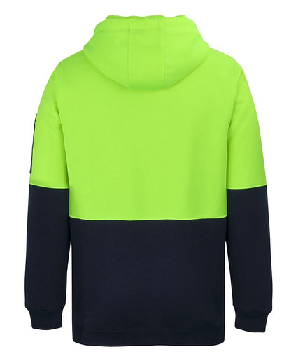 JB's Wear HI VIS 1/2 ZIP HOODIE 6HVHZ - Icon Tshirts