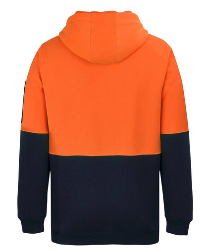 JB's Wear HI VIS 1/2 ZIP HOODIE 6HVHZ - Icon Tshirts