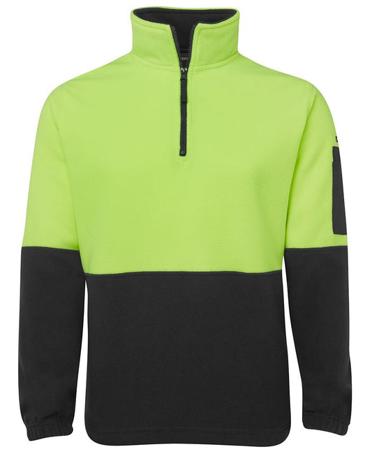 JB's Wear Hi Vis 1/2 Zip Polar Fleece 6HVPF - Icon Tshirts