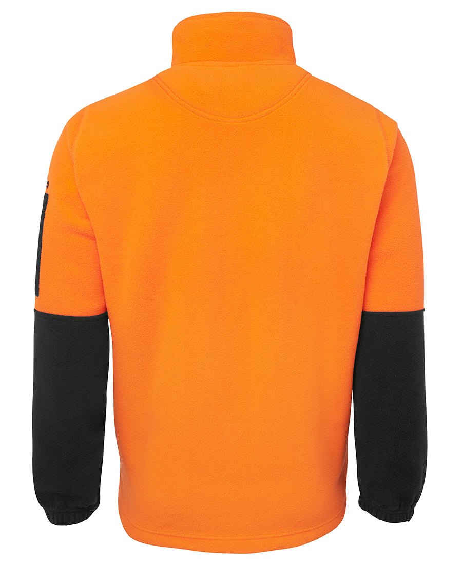 JB's Wear Hi Vis 1/2 Zip Polar Fleece 6HVPF - Icon Tshirts