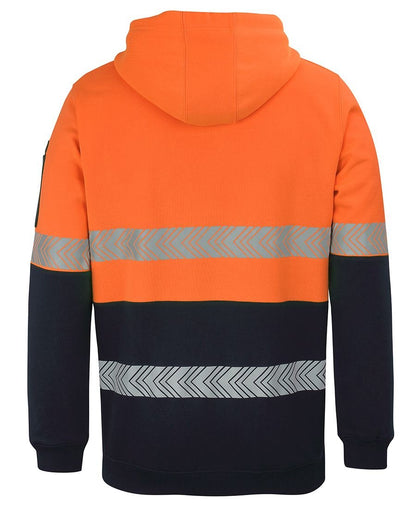 JB's Wear HI VIS 1/2 ZIP SEGMENTED TAPE HOODIE 6HZSH - Icon Tshirts