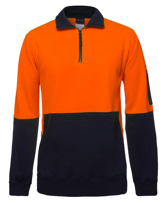 JB's Wear Hi Vis 330G 1/2 Zip Fleece 6HVPZ - Icon Tshirts