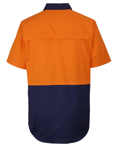 JB's Wear HI VIS CLOSE FRONT S/S 150G WORK SHIRT 6HVCW - Icon Tshirts
