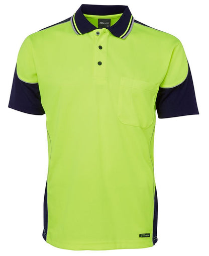 JB's Wear Hi Vis Contrast Piping Polo 6HCP4 - Icon Tshirts