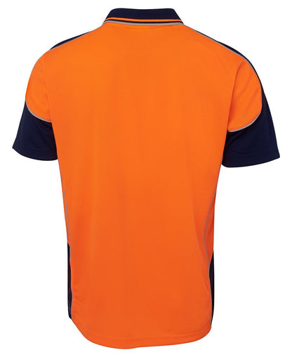 JB's Wear Hi Vis Contrast Piping Polo 6HCP4 - Icon Tshirts