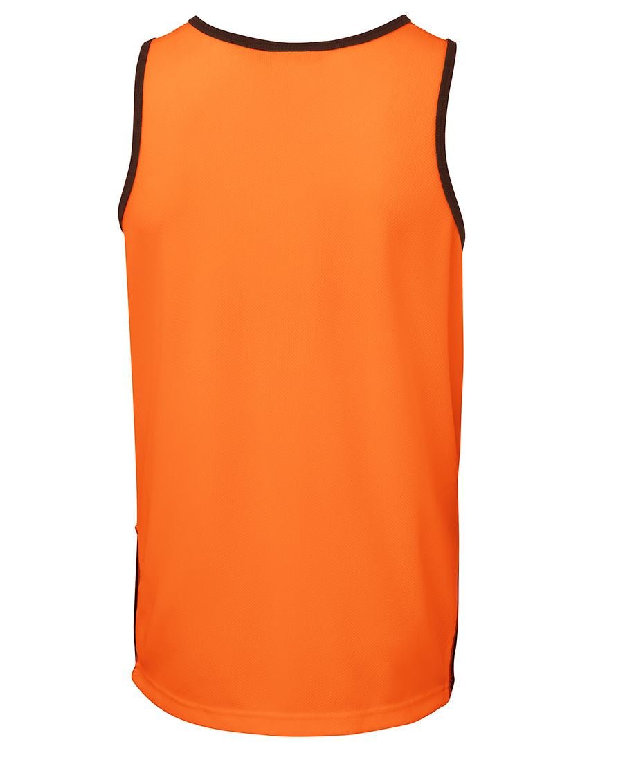 JB's Wear Hi Vis Contrast Singlet 6HCS4 - Icon Tshirts