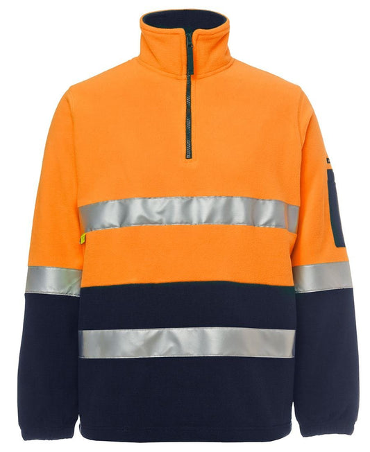 JB's Wear Hi Vis (D+N) 1/2 Zip Polar Fleece 6DNPF - Icon Tshirts