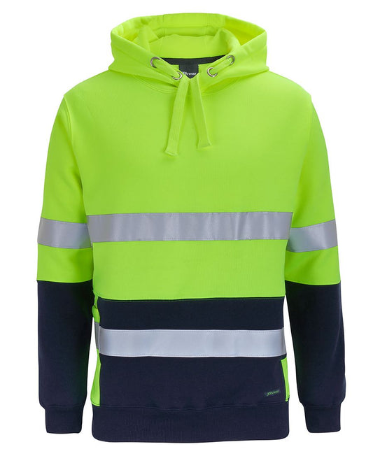 JB's Wear Hi Vis D+N 330G Pullover Hoodie 6DPJ - Icon Tshirts