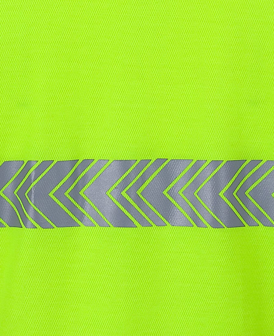 JB's Wear HI VIS (D+N) COTTON BACK S/S SEGMENTED TAPE POLO 6HMSS - Icon Tshirts