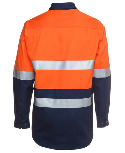 JB's Wear Hi Vis (D+N) L/S 190G Shirt 6HLS - Icon Tshirts