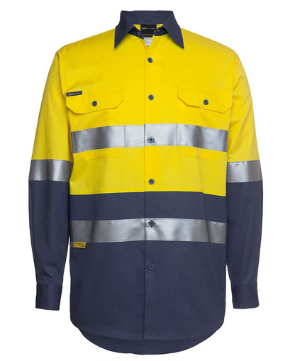 JB's Wear Hi Vis (D+N) L/S 190G Shirt 6HLS - Icon Tshirts