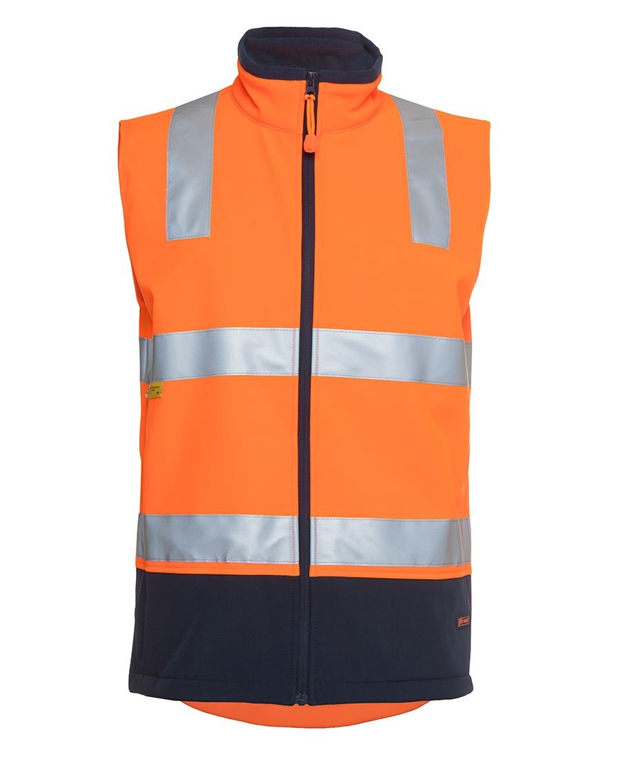 JB's Wear Hi Vis (D+N) Softshell Vest 6D4LK - Icon Tshirts