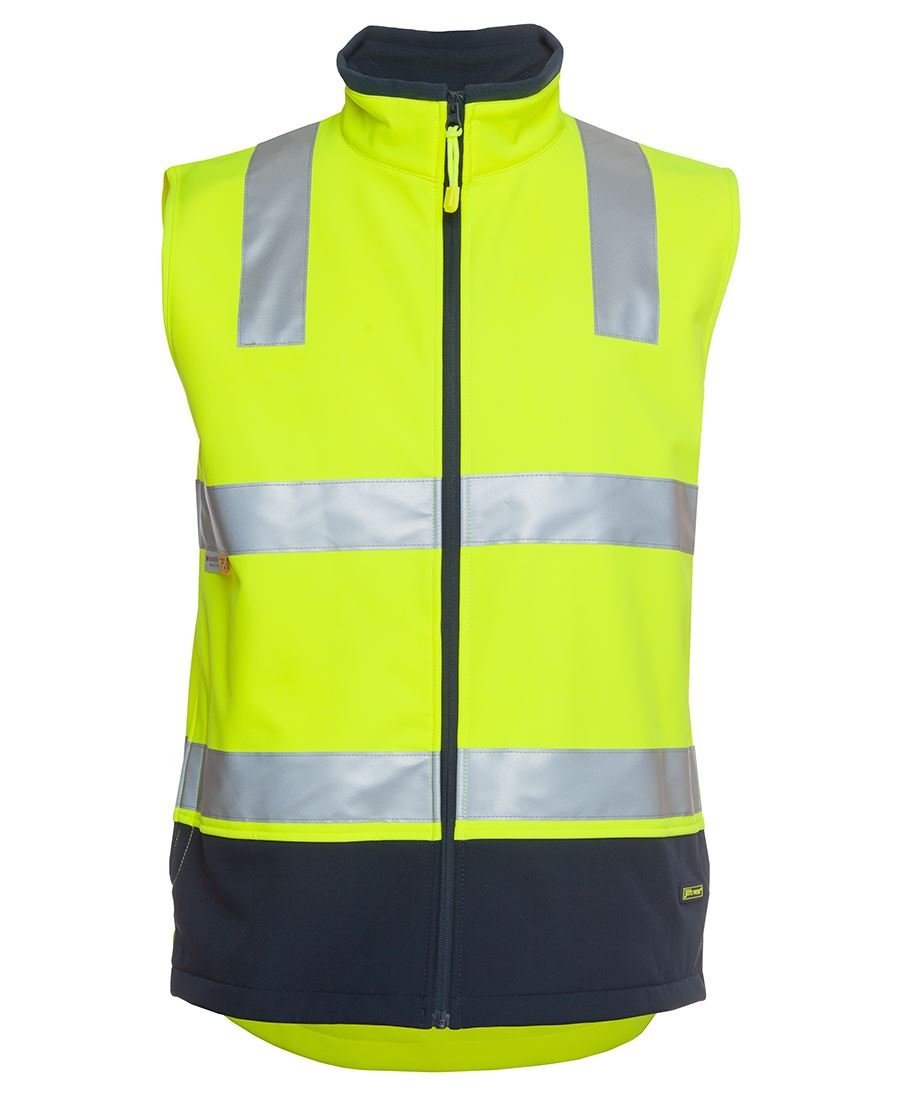 JB's Wear Hi Vis (D+N) Softshell Vest 6D4LK - Icon Tshirts