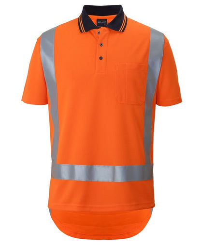 JB's Wear Hi Vis (D+N) S/S Non Cuff TTMC-W Traditional Polo 6DTSP - Icon Tshirts