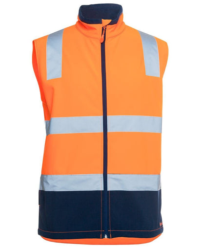 JB's Wear Hi Vis D+N Water Resistant Softshell Vest 6DWV - Icon Tshirts