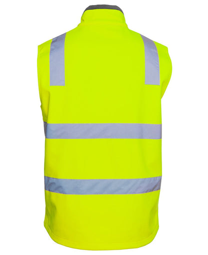 JB's Wear Hi Vis D+N Water Resistant Softshell Vest 6DWV - Icon Tshirts