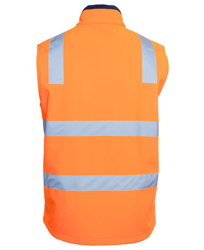 JB's Wear Hi Vis D+N Water Resistant Softshell Vest 6DWV - Icon Tshirts