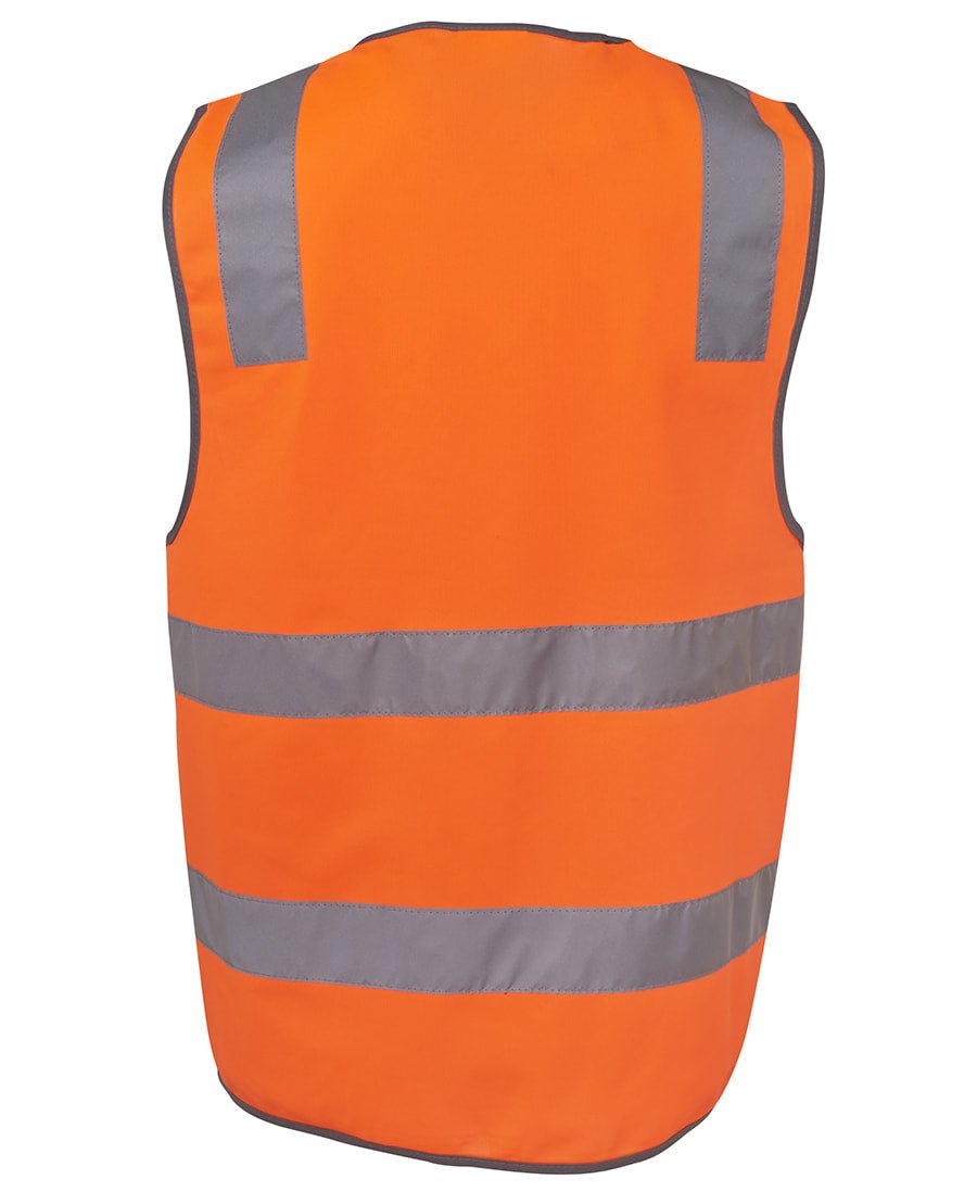 JB's Wear Hi Vis (D+N) Zip Safety Vest 6DNSZ - Icon Tshirts