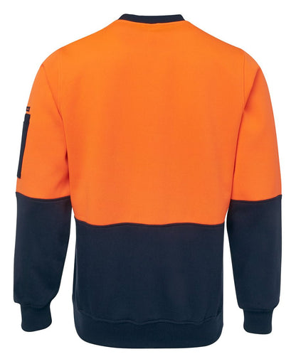 JB's Wear Hi Vis Fleecy Crew 6HVCN - Icon Tshirts
