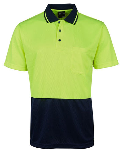 JB's Wear Hi Vis Jacquard Non Cuff Polo 6HJNC - Icon Tshirts