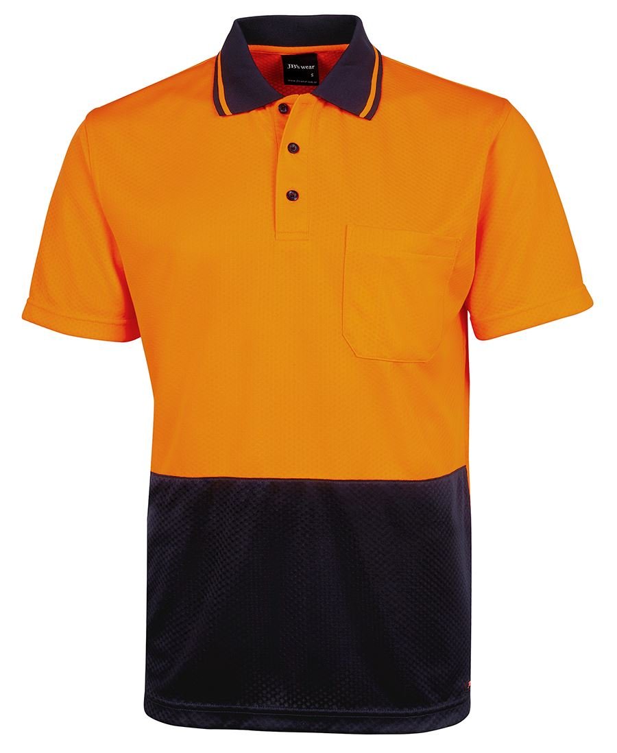 JB's Wear Hi Vis Jacquard Non Cuff Polo 6HJNC - Icon Tshirts