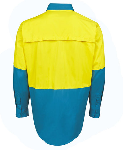 JB's Wear Hi Vis L/S 150G Shirt 6HWSL - Icon Tshirts