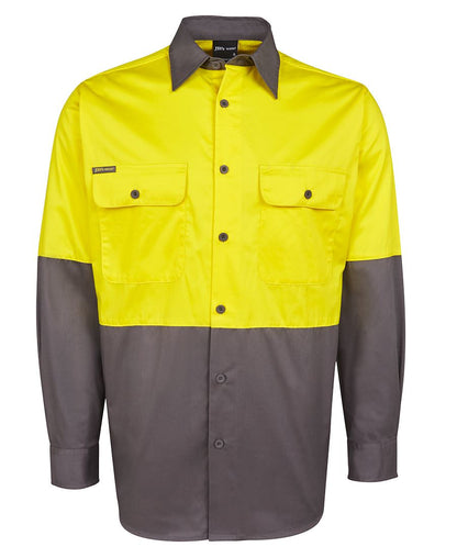 JB's Wear Hi Vis L/S 150G Shirt 6HWSL - Icon Tshirts