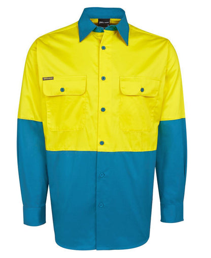 JB's Wear Hi Vis L/S 150G Shirt 6HWSL - Icon Tshirts
