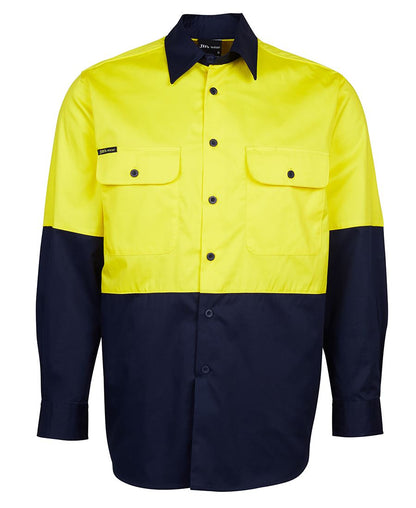 JB's Wear Hi Vis L/S 150G Shirt 6HWSL - Icon Tshirts
