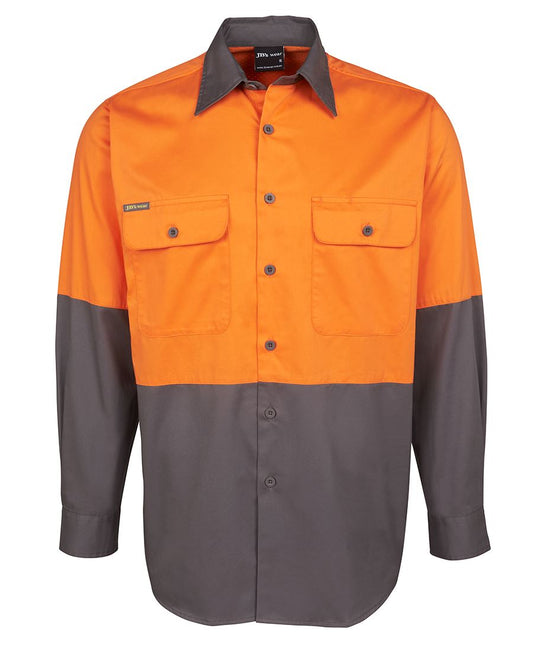 JB's Wear Hi Vis L/S 150G Shirt 6HWSL - Icon Tshirts