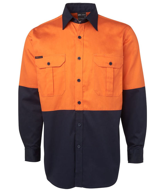 JB's Wear Hi Vis L/S 190G Shirt 6HWL - Icon Tshirts