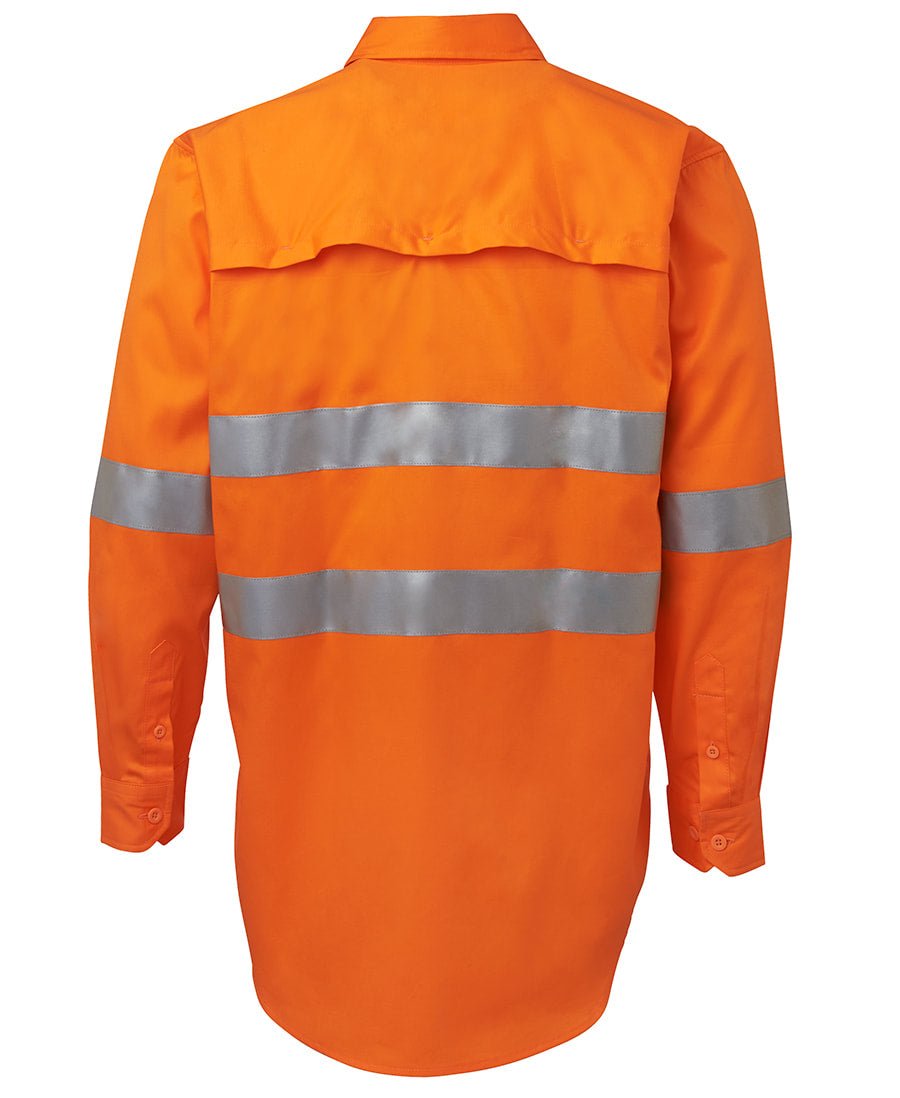 JB's Wear Hi Vis L/S (D+N) 150G Work Shirt 6DNWL - Icon Tshirts