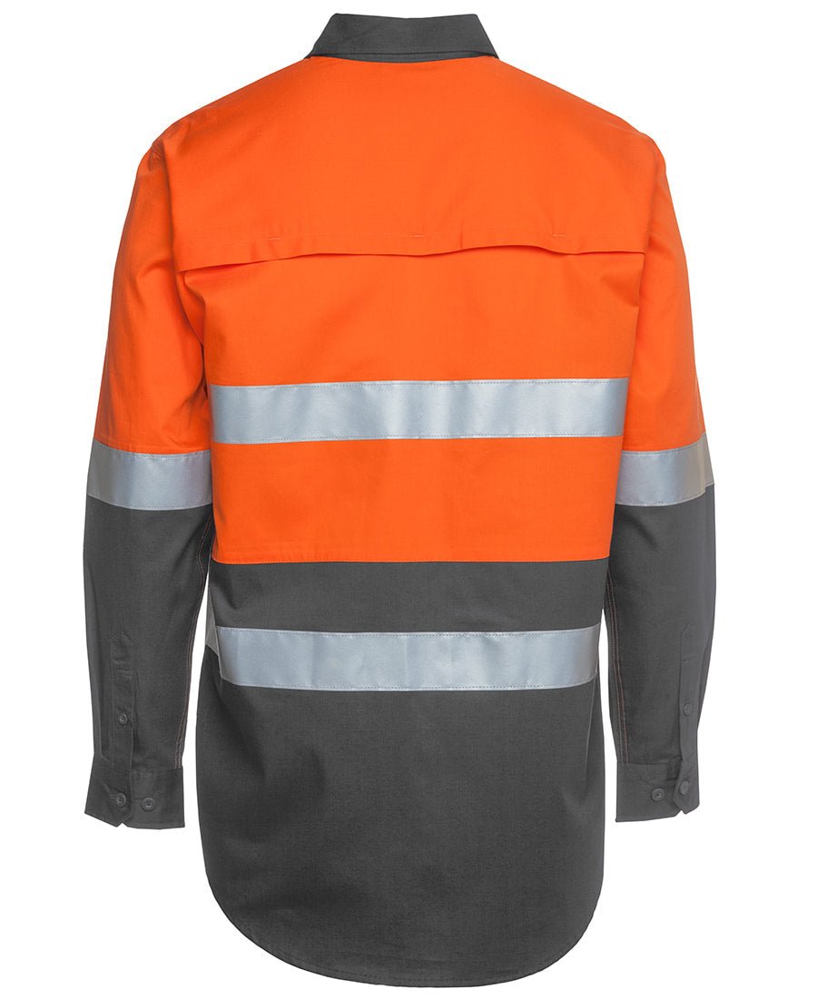 JB's Wear Hi Vis L/S (D+N) 150G Work Shirt 6DNWL - Icon Tshirts