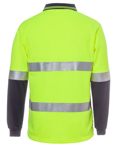 JB's Wear Hi Vis L/S (D+N) Traditional Polo 6HVSL - Icon Tshirts