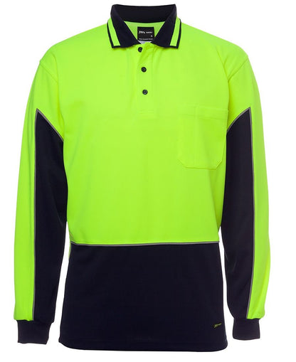 JB's Wear Hi Vis L/S Gap Polo 6HVGL - Icon Tshirts