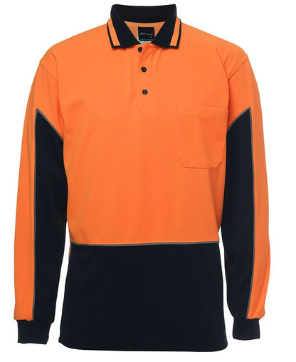 JB's Wear Hi Vis L/S Gap Polo 6HVGL - Icon Tshirts