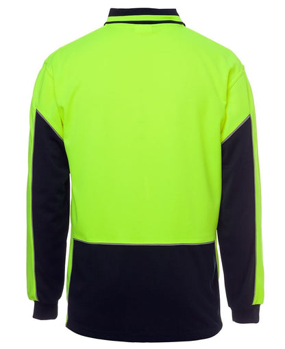 JB's Wear Hi Vis L/S Gap Polo 6HVGL - Icon Tshirts