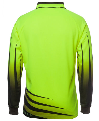 JB'S Wear Hi Vis L/S Rippa Sub Polo 6HVRL - Icon Tshirts