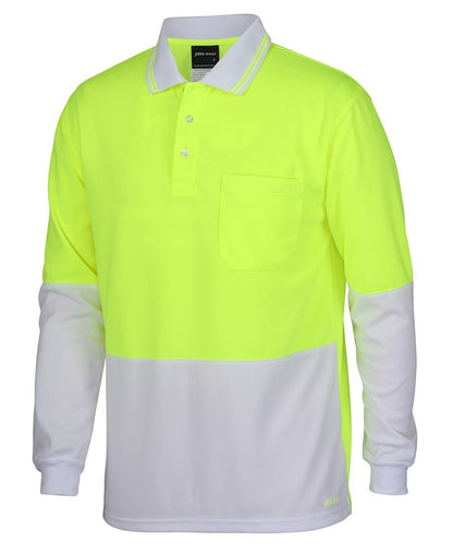 JB's Wear Hi Vis L/S Trad Polo 6HVPL - Icon Tshirts