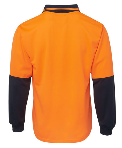 JB's Wear Hi Vis L/S Trad Polo 6HVPL - Icon Tshirts